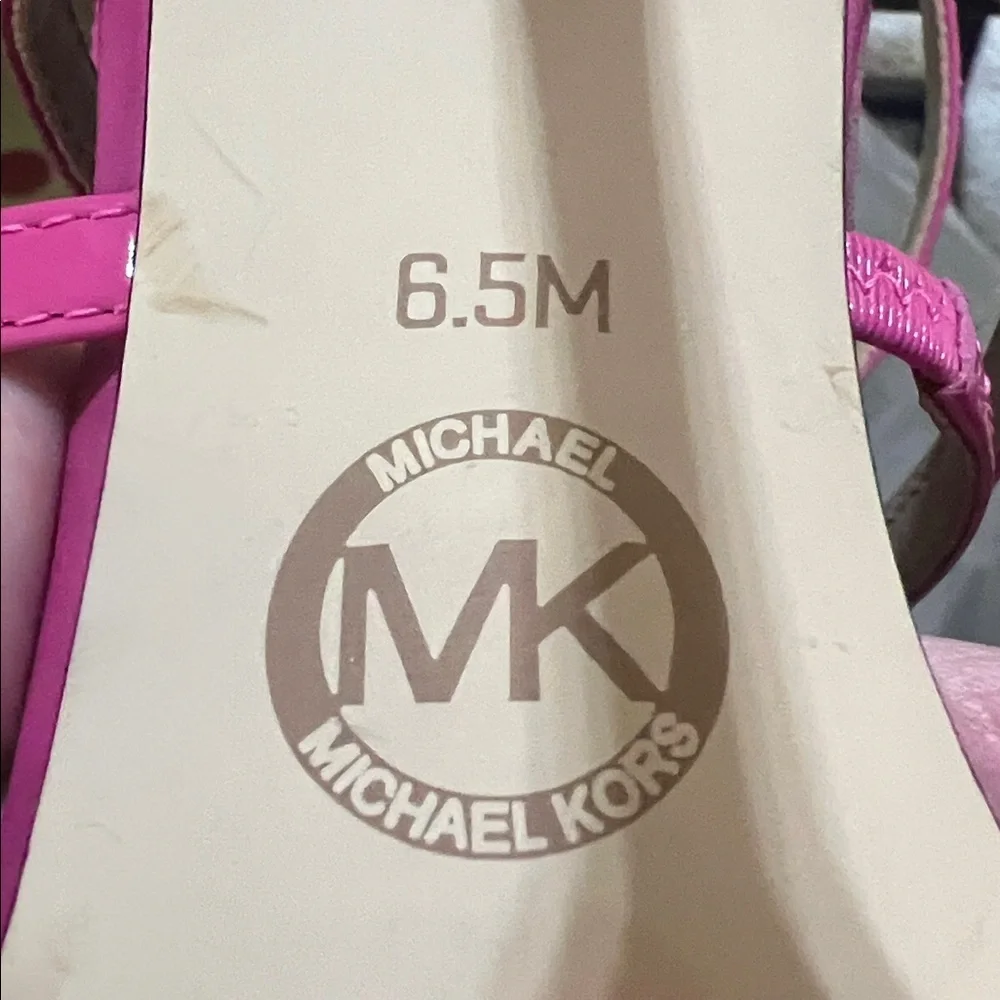 Michael Kors Fuchsia Strappy Heels